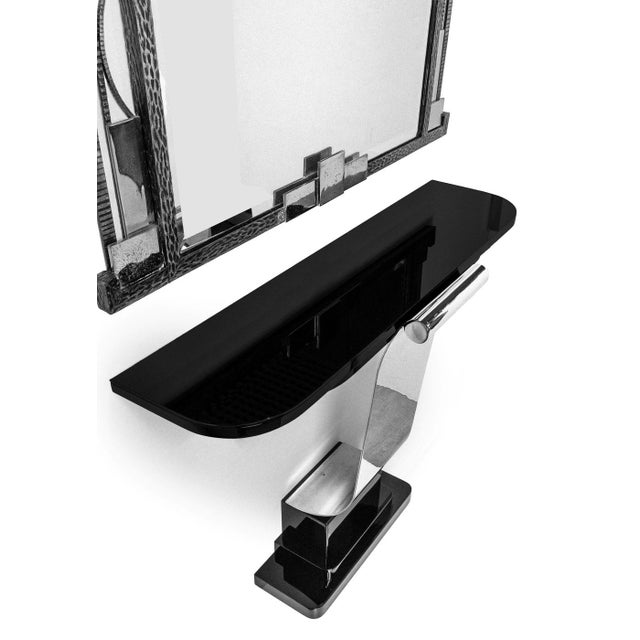 Console Table in Steel For Sale - Image 4 of 5