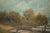 Early 20th Century Allan Rutherford Wilber Original Artist Signed "River Walk" Oil Painting on Canvas in Carved Giltwood Frame For Sale - Image 5 of 14