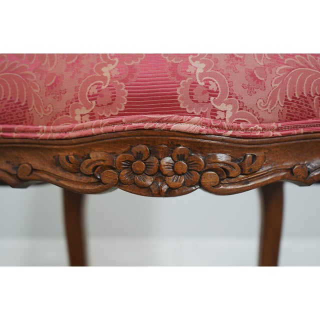 Set of 8 French Louis XV Upholstered Dining Chairs For Sale - Image 16 of 18