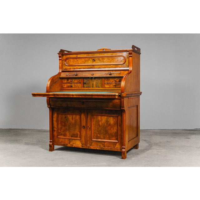Wood Louis Philippe Pine Secretary For Sale - Image 7 of 18