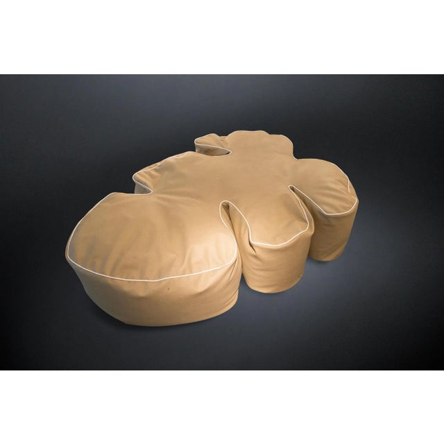 Italian Tortora Philo Soft Pouf from VGnewtrend, in New conditions. Designed from 2000