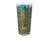 Mid-Century Modern Mid 20th Century Scandinavian Teal and Gold Glass Tumblers, Set of 8 For Sale - Image 3 of 6