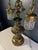 Gold Vintage Loevsky & Loevsky Hollywood Regency Crystal Hanging Pendant Table Lamp For Sale - Image 8 of 18