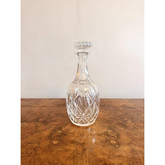 1900 - 1909 Antique Edwardian Decanter, 1900 For Sale - Image 5 of 5