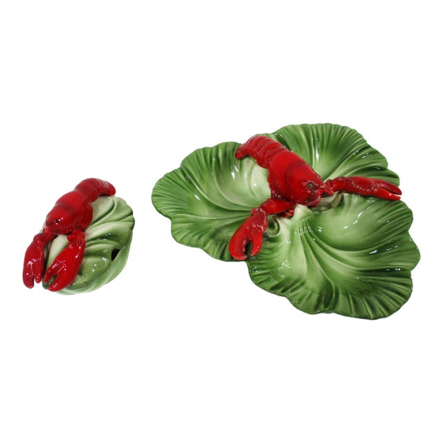 Lobster Sauce Serving Dishes by Brad Keeler California Pottery For Sale