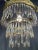 Antique Brass and Crystal Cascading Chandelier For Sale - Image 6 of 9