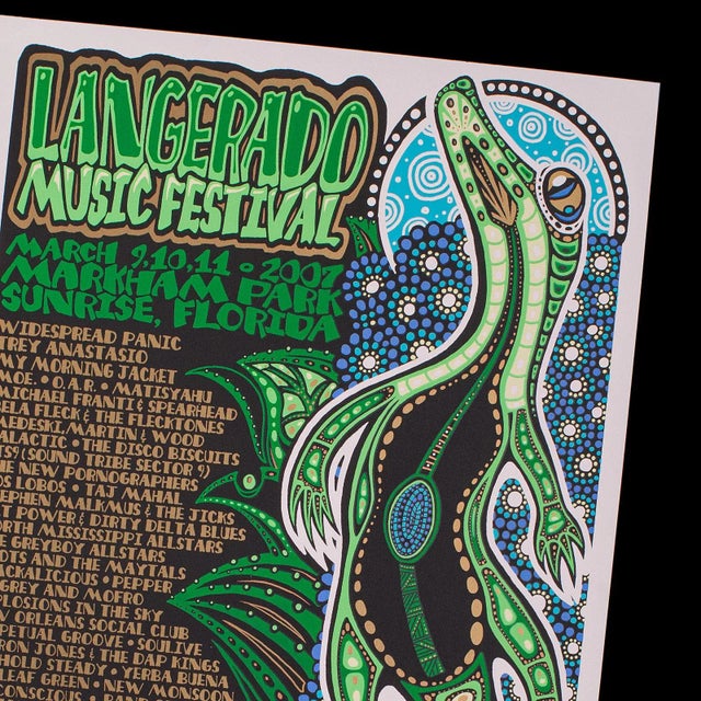 2000 - 2009 2007 American Decorative Festival Art Poster, Artist Signed For Sale - Image 5 of 9