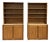 Pair of Custom Solid Cherry Mid-Century Style Hutches / Bookcases by f.w. Lindeman For Sale