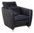 Leather Club Chair from FSM Sesame For Sale