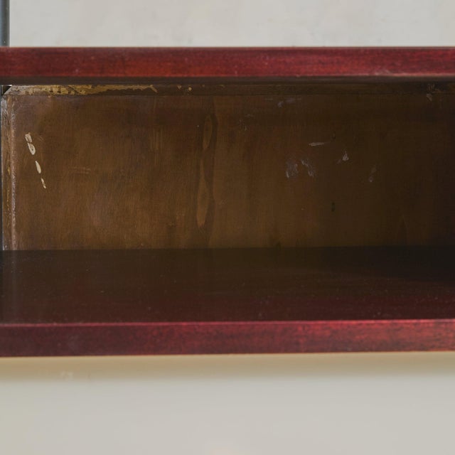 Mid-Century Modern Italian Glass Top Desk Attributed to Luigi Caccia Dominioni for Azucena, 1950s For Sale - Image 3 of 12