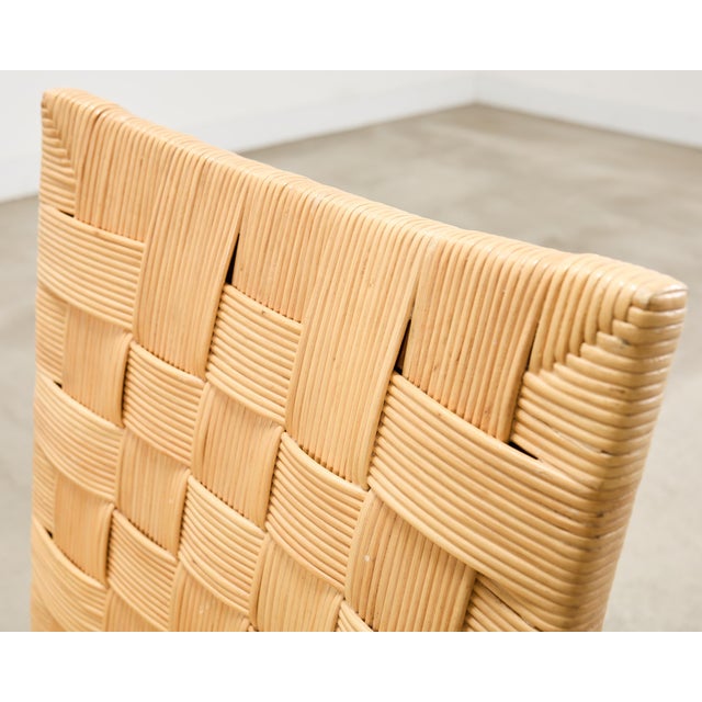 John Hutton for Donghia Block Island Rattan Cane Dining Chair For Sale - Image 12 of 18