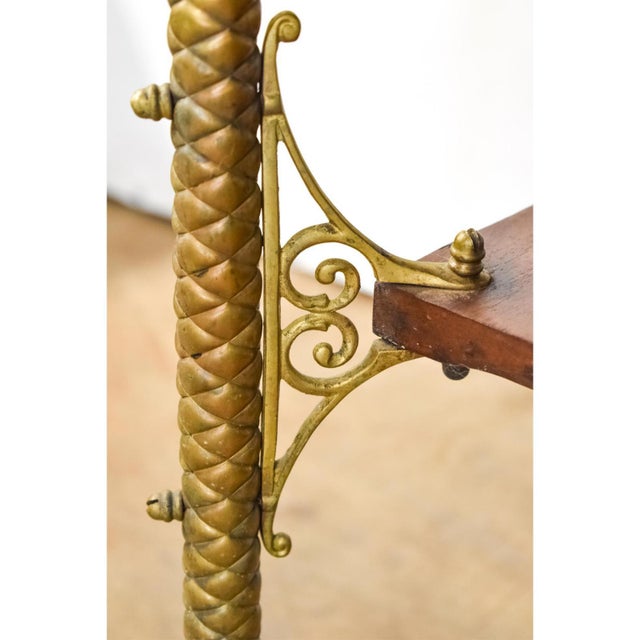 Late 19th Century Late 19th Century Asthetic Movement Mahogany / Bronze Parlor Table For Sale - Image 5 of 5