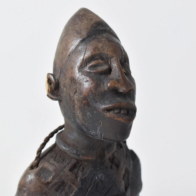 Wood Early 20th Century Villi Medicine Holder Figure For Sale - Image 7 of 8