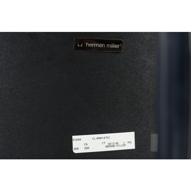 Green Leather Time Life Office Chair by Eames for Herman Miller 1996 For Sale - Image 10 of 14