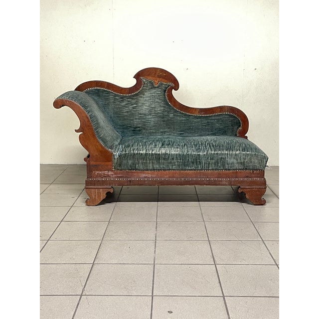 Charles X Daybed in Wood and Fabric For Sale - Image 18 of 18