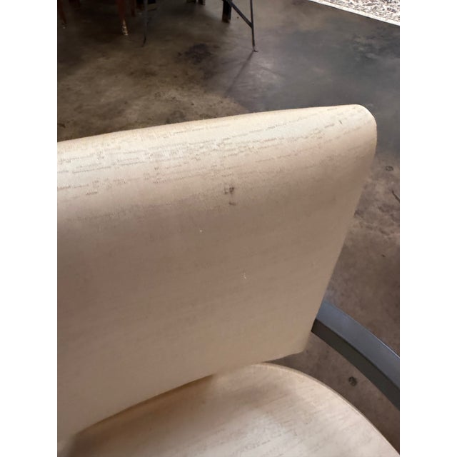 Vintage Contemporary Finished Dining Table & Set of 6 Matching Armchairs For Sale - Image 14 of 17