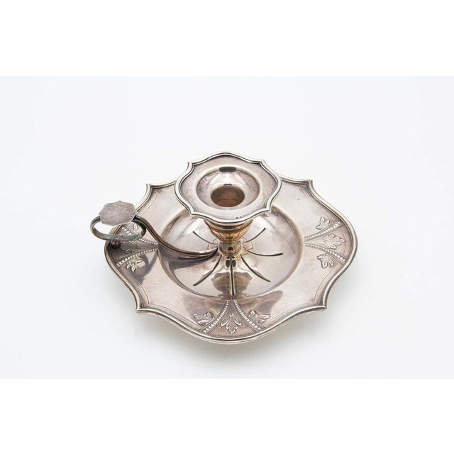 Silver Paddle with Leaf Reliefs For Sale - Image 4 of 4