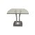 Silver Glass Dining Table in Silver from Rolf Benz For Sale - Image 8 of 9