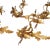 Set of Four Italian Gilt Iron Louis XV-Style Three-Light Sconces, Mid-20th Century For Sale - Image 15 of 16
