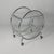 Italian Modern Cart in Steel and Glass with Casters, 1970s For Sale - Image 15 of 15
