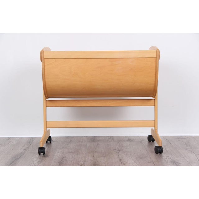 Wood Danish Cradle by Nanna Ditzel, 1960s For Sale - Image 7 of 9