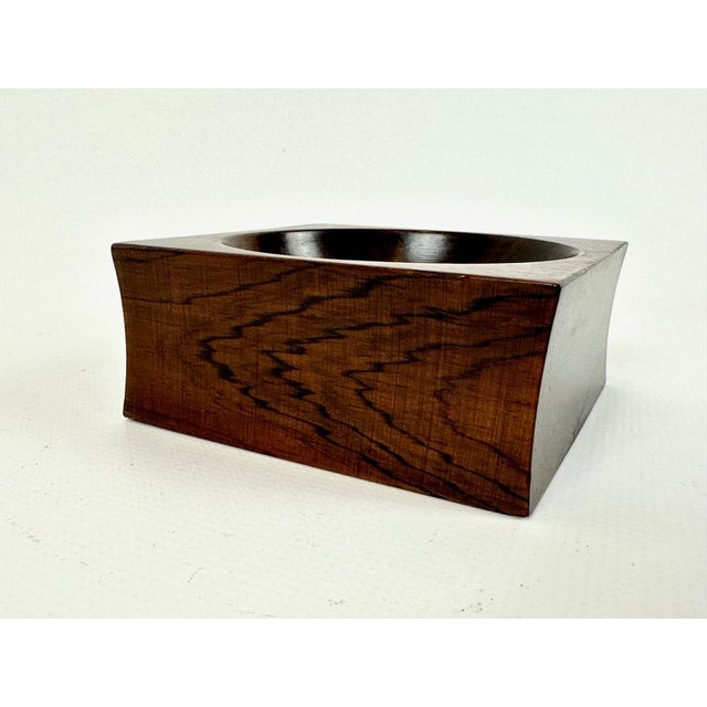 Wood Mid-Century Modern Danish Rosewood Bowl, 1960s For Sale - Image 7 of 11