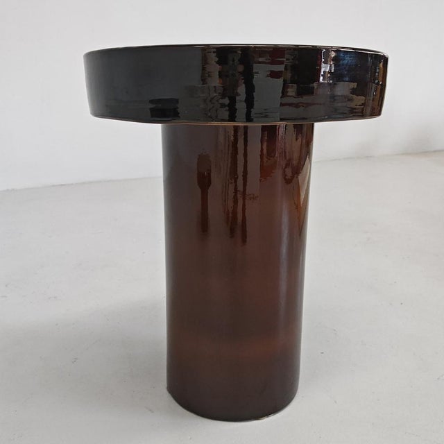 Terrae Ceramic Coffee Table by Raffaello Biagetti for Atelier Biagetti, 1970s For Sale - Image 4 of 18