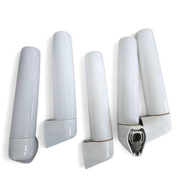 Model 6061 Wall Lamps by Wilhelm Wagenfeld for Lindner Leuchten, Set of 5 For Sale - Image 5 of 13