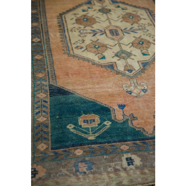 Vintage Distressed Oushak Rug - 3'11" x 5'11" For Sale - Image 9 of 11