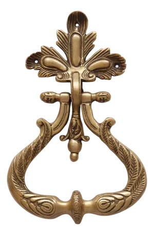 Large Neoclassical Brass Door Knocker