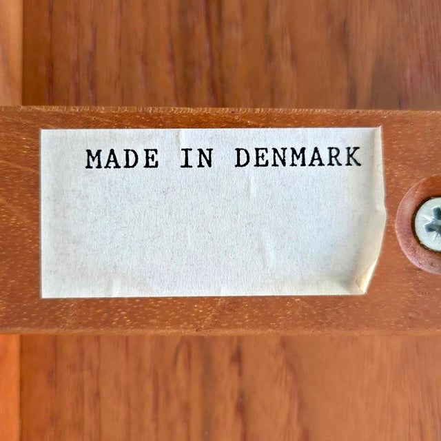 Mid 20th Century Danish Teak Wood Adjustable Side Table/Music Stand/Lectern by Furbo Spottrup For Sale - Image 16 of 16