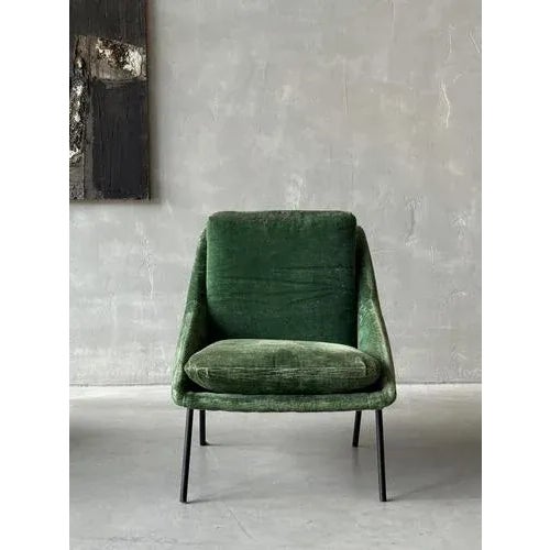 Brown Chairs by Joseph André Motte, Set of 2 For Sale - Image 8 of 9