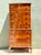 Vintage Queen Anne Style Wood Tallboy Dresser For Sale - Image 10 of 12