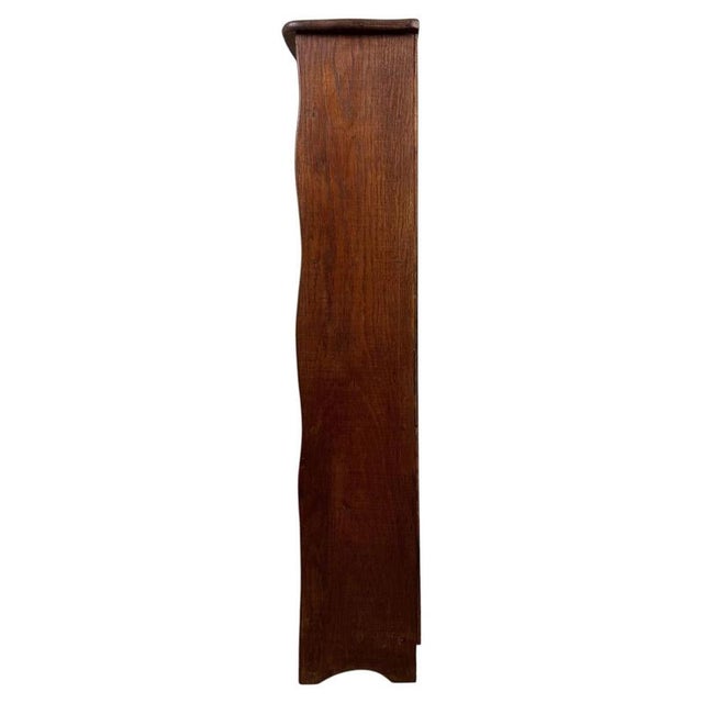 20th Century Oak Bookcase with Open Shelving For Sale - Image 9 of 10