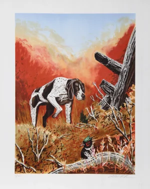 Allen Friedman, Hide and Seek Aka Young Britt, Lithograph