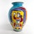 AMBIANIC presents 1960s Italy Hand Painted Collections Colorful Ceramic Vase Happy Family 15 h x 9.5 diameter Stamped by...