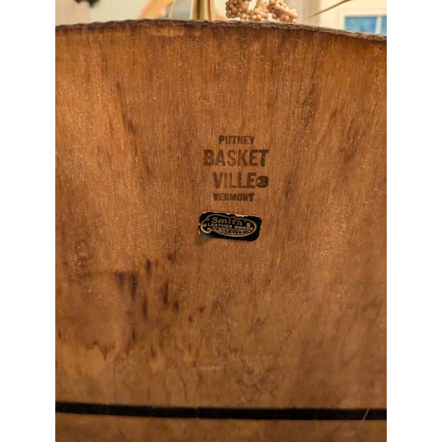 Vintage Picnic Basket by Ville of Vermont For Sale - Image 6 of 6