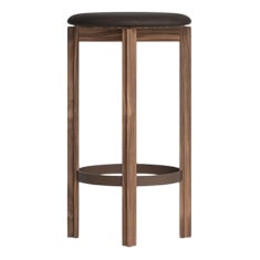 Walnut Principal Bar Stool by Bodil Kjaer for Karakter For Sale
