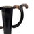 Antique Early 1900s Folk Art Handmade Cattle Horn Trophy Cup / Loving Cup W/ Mahogany Wood Base - 15.5" H For Sale - Image 10 of 18