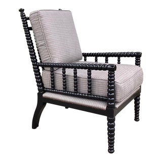 19th C Style English Spindle Bobbin Armchair For Sale