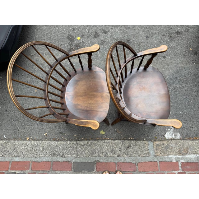 1910s 1910s Antique Captains Chair For Sale - Image 5 of 12