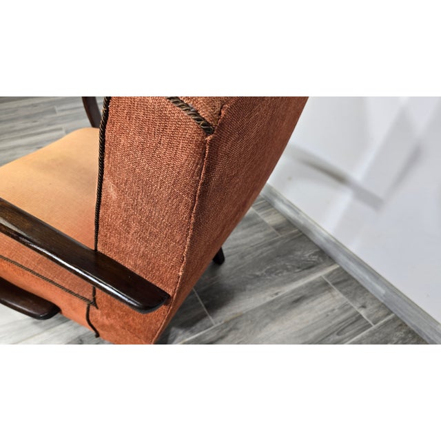 Art Deco Lounge Chair from Jindrich Halabala For Sale - Image 6 of 10