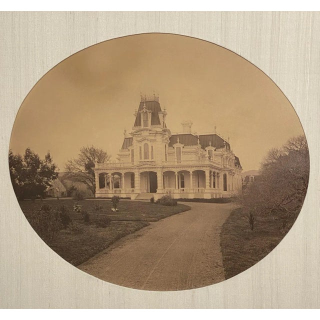 A late 19th-century American photograph of a Victorian house, circa 1870.