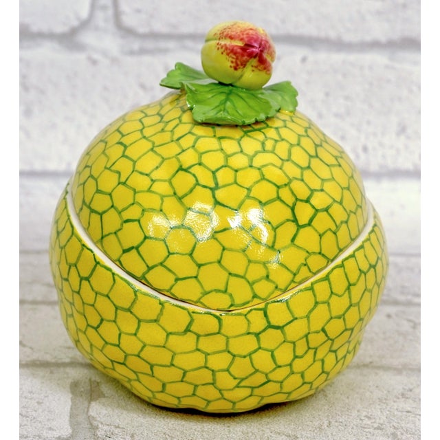Contemporary Large Trompe l'Oeil Box "Melon Charentais" - Didier Gardillou For Sale - Image 3 of 9
