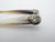 Vintage Natural Horn Sterling Silver Floral Mounted Caviar Serving Spoon Set of 5 For Sale - Image 13 of 13