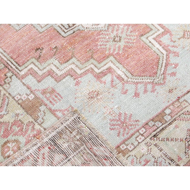 1960s Turkish Oushak Rug For Sale - Image 4 of 5