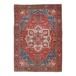Oversize Antique Persian Heriz Carpet