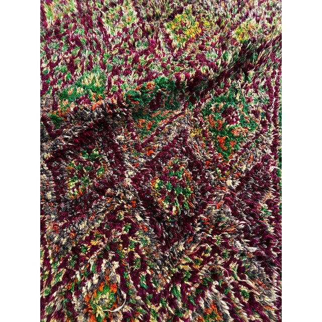 Boho Chic Vintage Moroccan Beni Rug in Wool, 2000s For Sale - Image 3 of 7