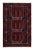 Red Rug & Kilim’s Afghani Baluch Tribal Rug in Red With Geometric Patterns For Sale - Image 8 of 8