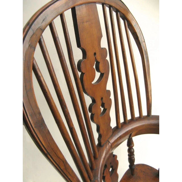 Mid 19th Century English Yew Wood Windsor Chair For Sale - Image 5 of 7